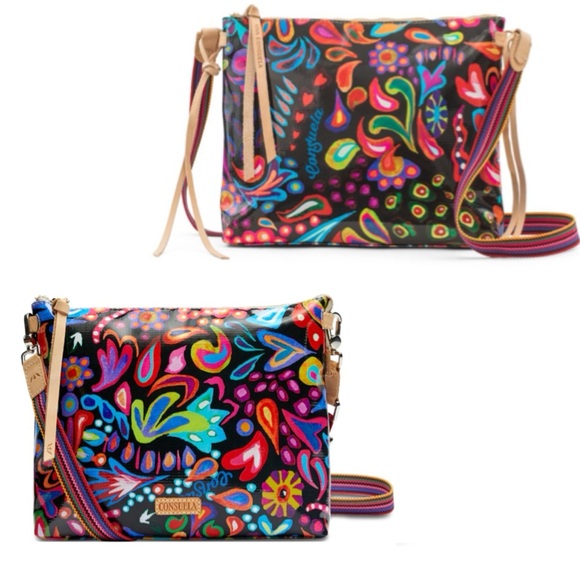 SOLD!!⭐️🌈Consuela Sophie Black Swirly Downtown Crossbody!🌈🌟 - Picture 4 of 14
